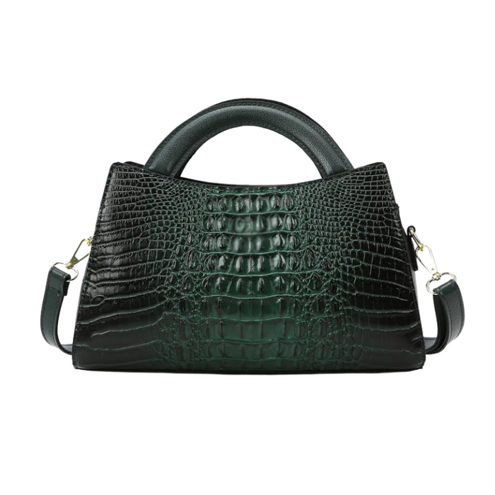 Shanti Roze Pattern Leather Handbag