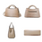 Shanti Roze Pattern Leather Handbag