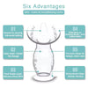 Manual Breast Pump – BPA-Free, Quiet & Comfortable Hand Pump for Nursing Moms