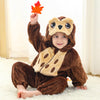 Cute Baby Romper – Unisex Knitted Winter Outfit with Embroidery, 0–36 Months