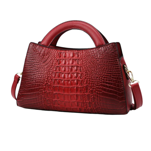 Shanti Roze Pattern Leather Handbag