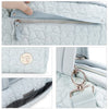 Large Capacity Quilted Diaper Bag – Water-Resistant Mother Bag for Travel & Daily Use