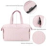 Large Capacity Quilted Diaper Bag – Water-Resistant Mother Bag for Travel & Daily Use