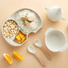 Silicone Baby Feeding Set – Cute, Food-Grade, Safe & Easy to Clean