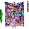 K-Pop Demon Hunters Custom Throw Blanket – Soft Printed Fleece, 130×150cm