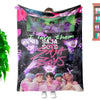 K-Pop Demon Hunters Custom Throw Blanket – Soft Printed Fleece, 130×150cm