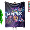 K-Pop Demon Hunters Custom Throw Blanket – Soft Printed Fleece, 130×150cm