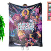 K-Pop Demon Hunters Custom Throw Blanket – Soft Printed Fleece, 130×150cm