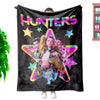 K-Pop Demon Hunters Custom Throw Blanket – Soft Printed Fleece, 130×150cm